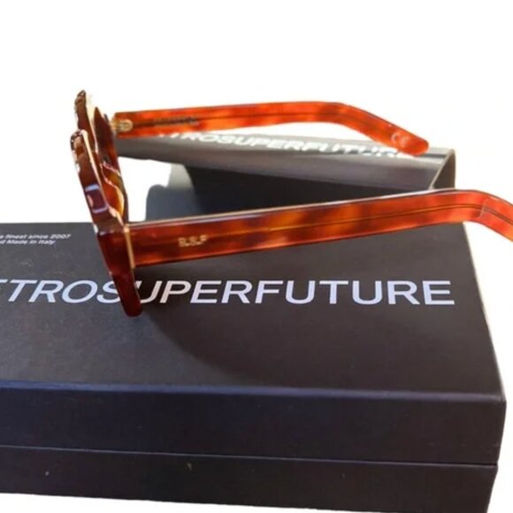 RETROSUPERFUTURE Benz Havana Diversa Tortoiseshell Sunglasses Unisex main image 8